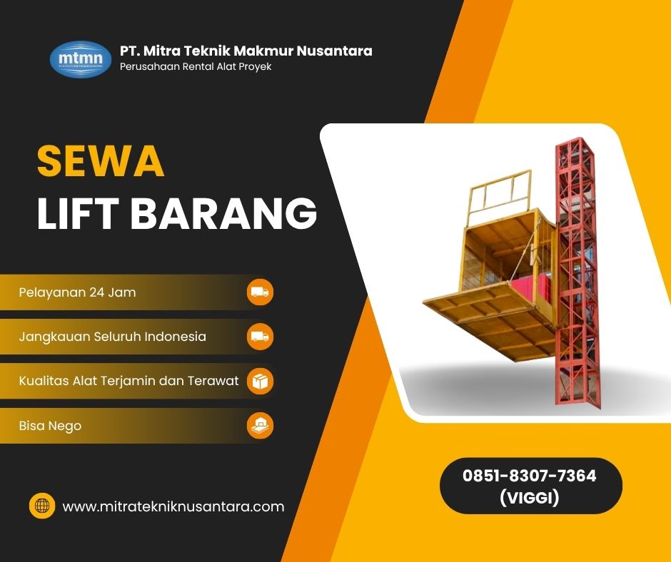 sewa lift barang jakarta