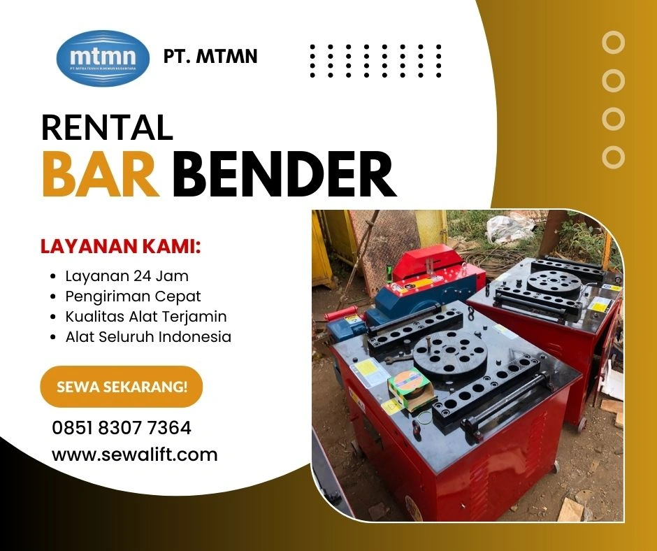 Sewa Bar Bender D8-32mm Jakarta Selatan